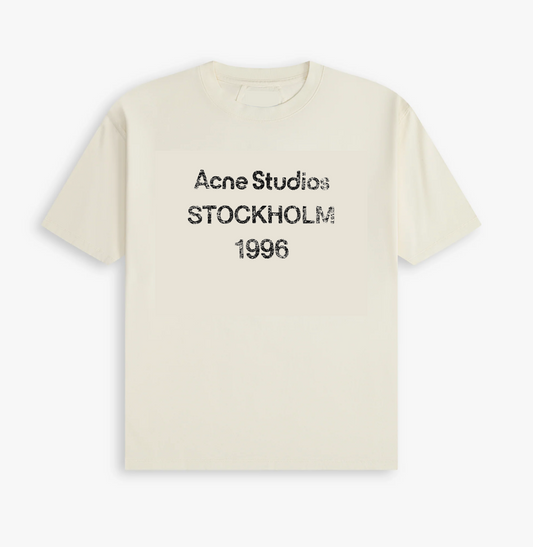 Acne Studio Logo - White - T-Shirt